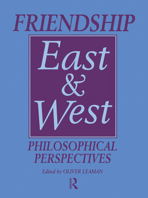 cover image of Friendship East and West